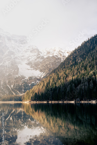 Lago di braies Dolomites