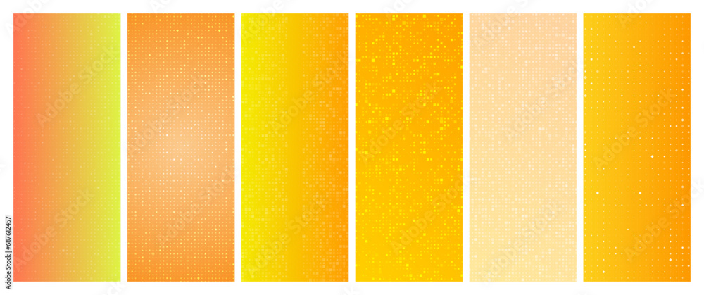Abstract gradient geometric background with squares - obrazy, fototapety, plakaty 