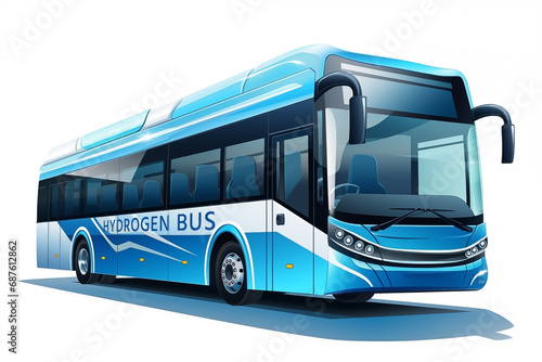 Hydrogen fuel cell bus concept  © scharfsinn86