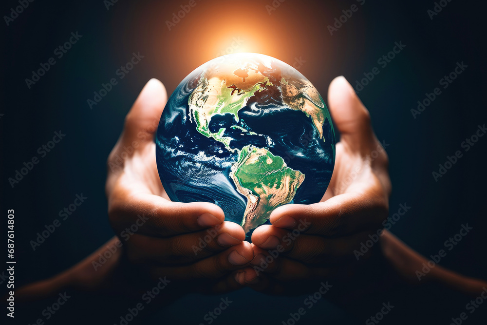 Earth Day and Environment concept. Save clean planet, Saving environment, Ecology and green nature. Earth Day and Environment concept. Save clean planet, Saving environment, Ecology and green nature.