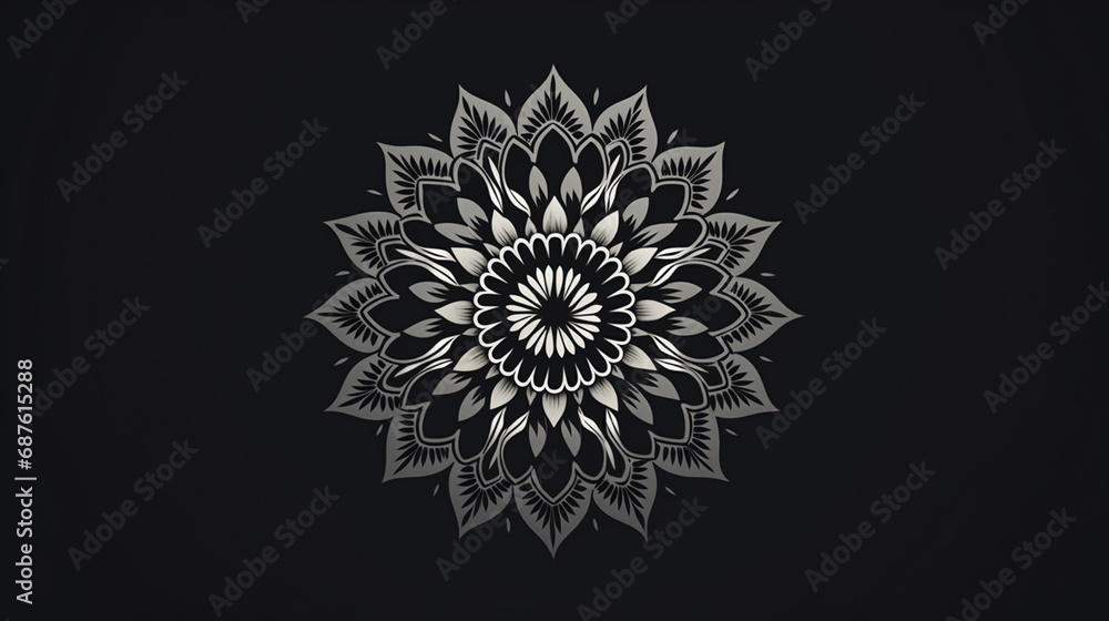 Embossed black background, ethnic indian black background design. Geometric abstract pattern Embossed black background, ethnic indian black background design. Geometric abstract pattern