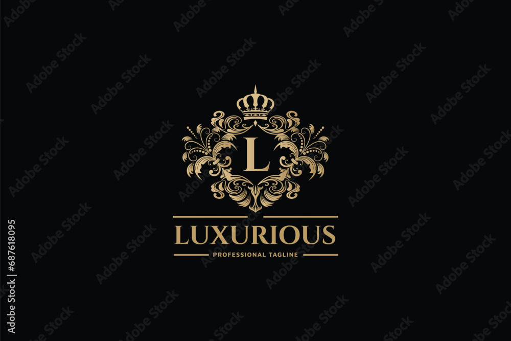 Luxurious Royal Letter L Logo
Luxurious Royal Letter L Logo