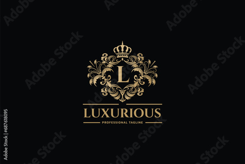 Luxurious Royal Letter L Logo
