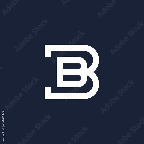 initials letters BB monogram logo