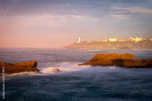 Bay of Biscay in Biarritz, France photo