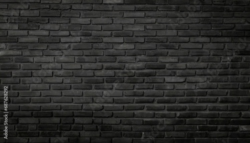 the black wall surface uses a lot of bricks or old black brick wall abstract pattern put together beautifully dark background