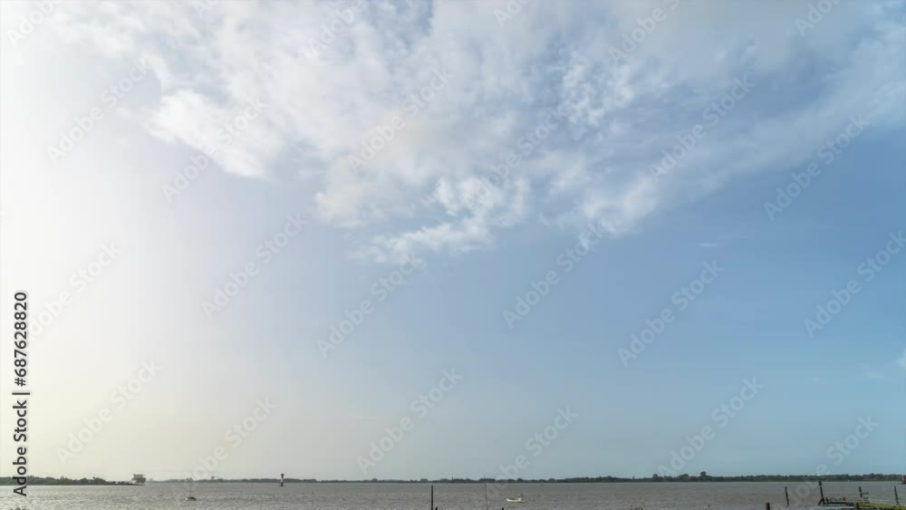 Autumn scenery at river Elbe near Hamburg, Germany Autumn scenery at river Elbe near Hamburg, Germany