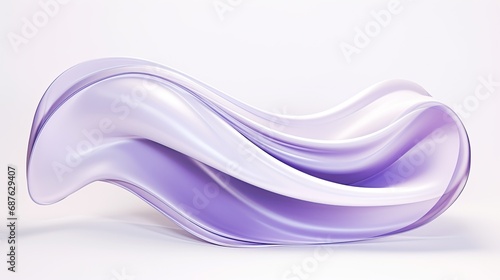 3d lavender and silver swirling wavy background