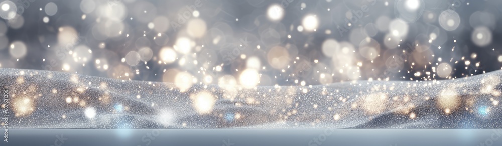 Christmas light background. Holiday glowing backdrop. Defocused Background With Blinking Stars. Blurred Bokeh. Christmas light background. Holiday glowing backdrop. Defocused Background With Blinking Stars. Blurred Bokeh.