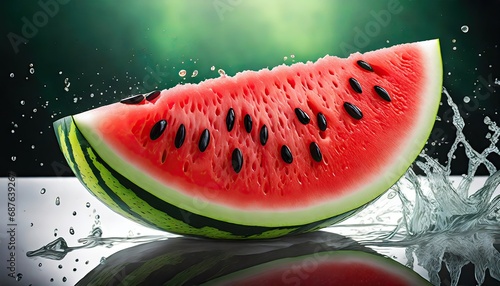 slice of watermelon product shoot