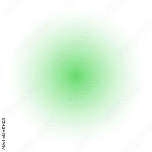 Circle neon bokeh, light glowing effect, gradient background, green glow star light, blur lens - stock vector