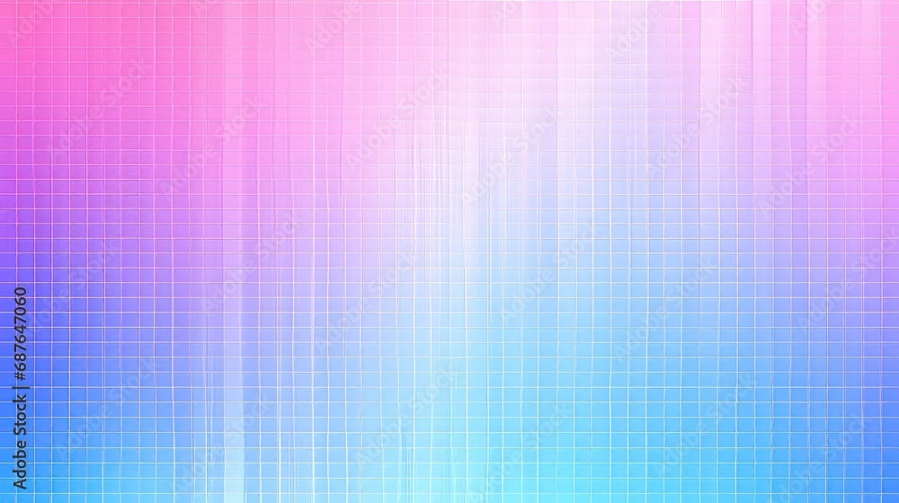 A captivating holographic backdrop featuring glitch errors with a pastel-colored gradient blend of pink and blue hues amidst visual noise displayed on a scratched screen. A captivating holographic backdrop featuring glitch errors with a pastel-colored gradient blend of pink and blue hues amidst visual noise displayed on a scratched screen.