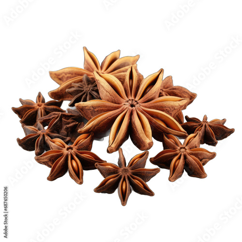 Anise Seed isolated on transparent background
