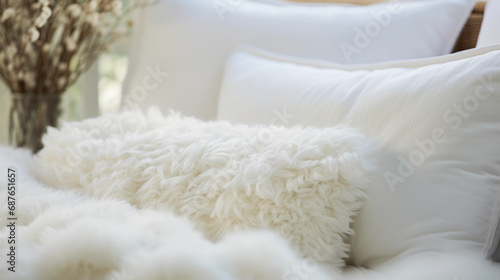 Embracing Comfort: A Detailed Look at the Soft and Inviting Texture of a Fluffy Carpet
