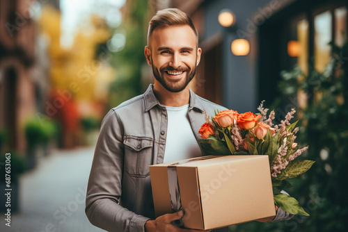 Delivery man ideal for logi...