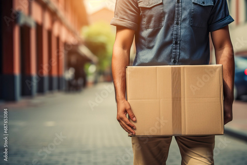 Delivery man ideal for logi...