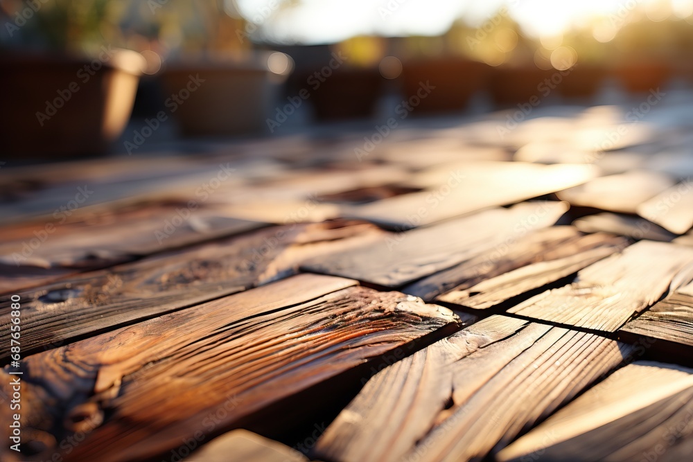 Wood plank background with ultra detail on close-up of wooden floor. Copy space concept