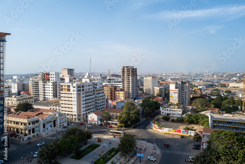 immeubles dans le centre ville de Dakar au Sénégal en Afrique occidentale