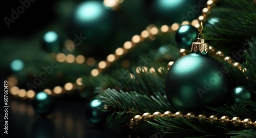 a close up of artificial christmas tree glwt,
