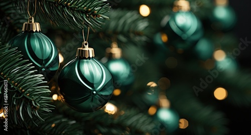 a close up of artificial christmas tree glwt,