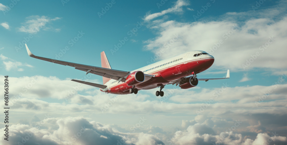 a large jet is flying in the sky, a large jet is flying in the sky,