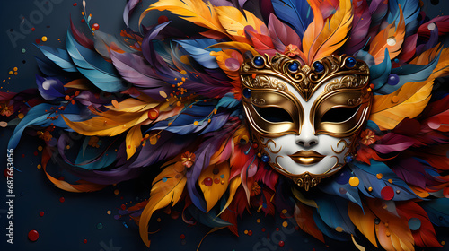Beautiful Carnival Mask