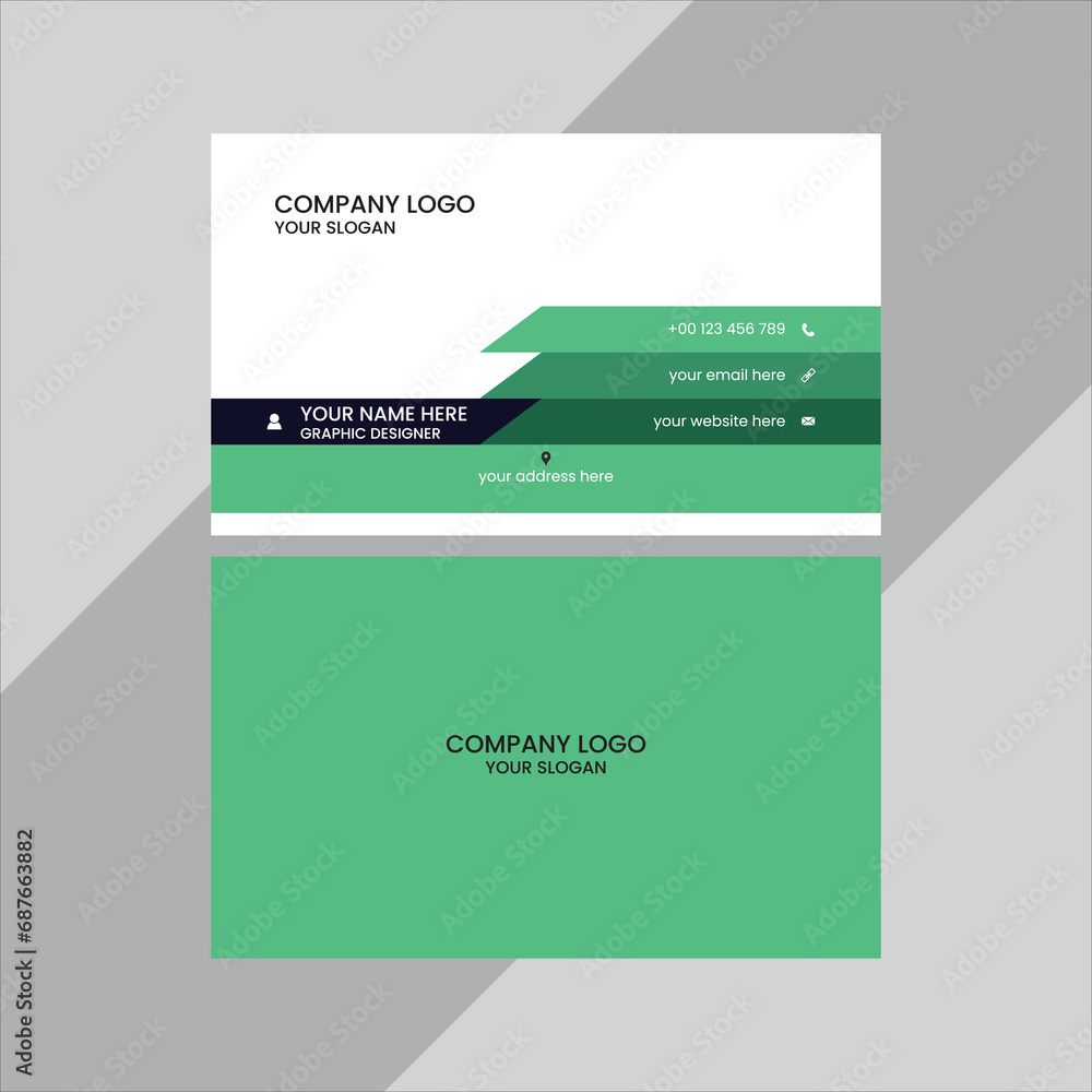 Modern Business Card Design Template Modern Business Card Design Template