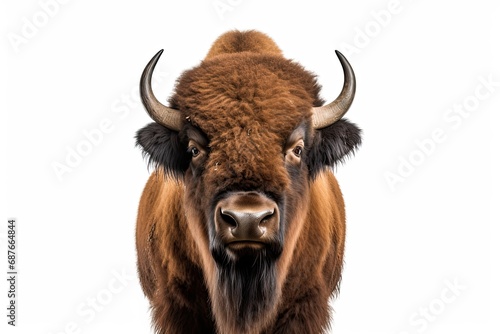 Realistic bison clipart