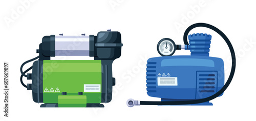 Air Compressors, Mechanical Devices That Increase Air Pressure, Converting Power Into Potential Energy Stored
