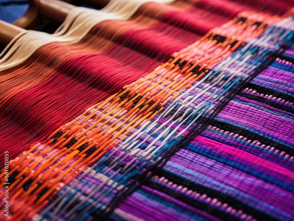Colorful Fabric Pattern with Vibrant Purple and Red Abstract Design Colorful Fabric Pattern with Vibrant Purple and Red Abstract Design