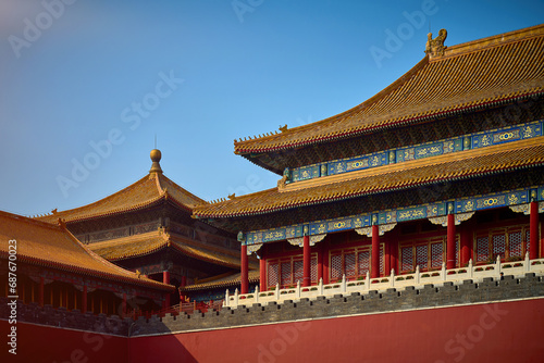 beautiful traditional Chinese urban architecture