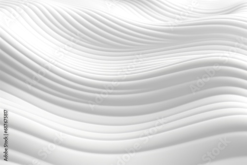 A simple and clean white background with flowing wavy lines. Suitable for various design projects