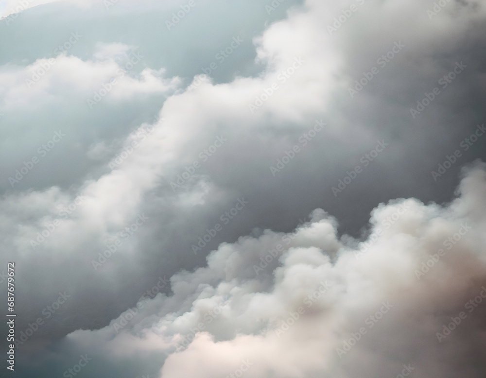 Obraz premium Heavy billowing smoke