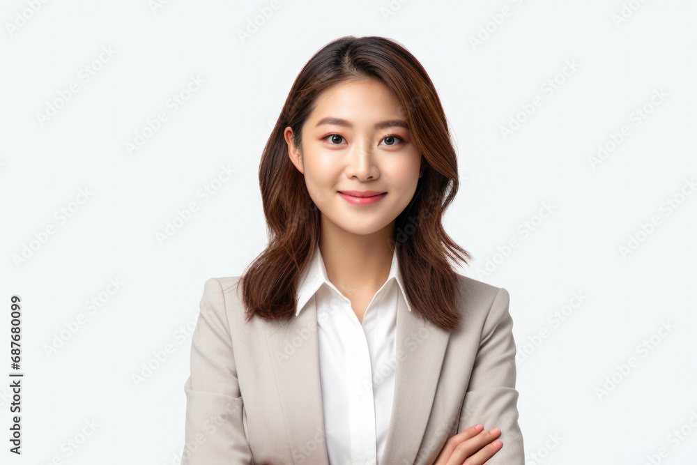Woman in business suit posing for professional photograph. Suitable for corporate and professional concepts. Woman in business suit posing for professional photograph. Suitable for corporate and professional concepts.