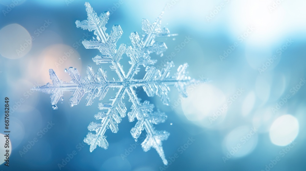  a close up of a snowflaker on a white background with snowflakes and snow flakes.