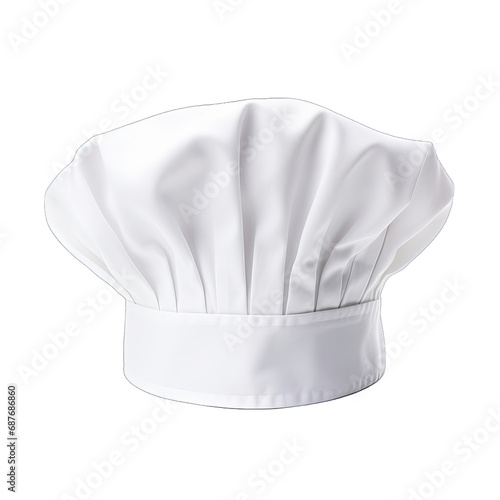Chef's Hat. Isolated on a Transparent Background. Cutout PNG.