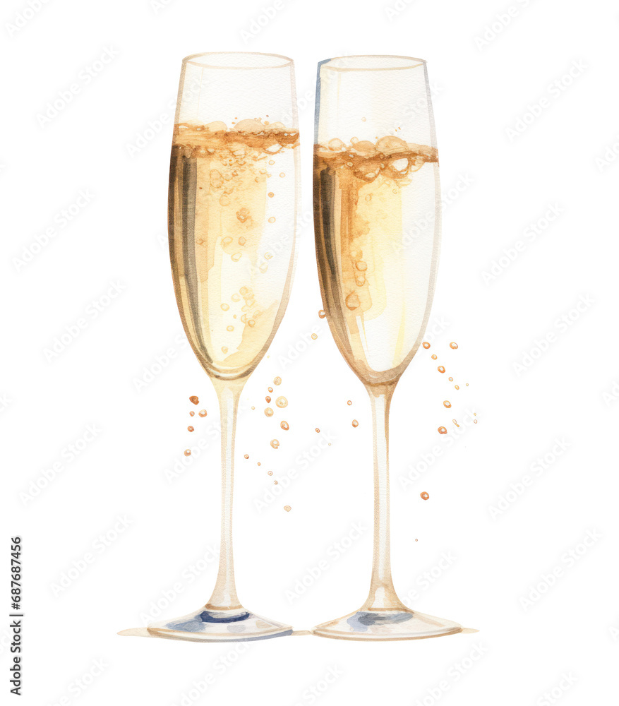 a couple of champagne glasses are being sprayed with water, a couple of champagne glasses are being sprayed with water,
