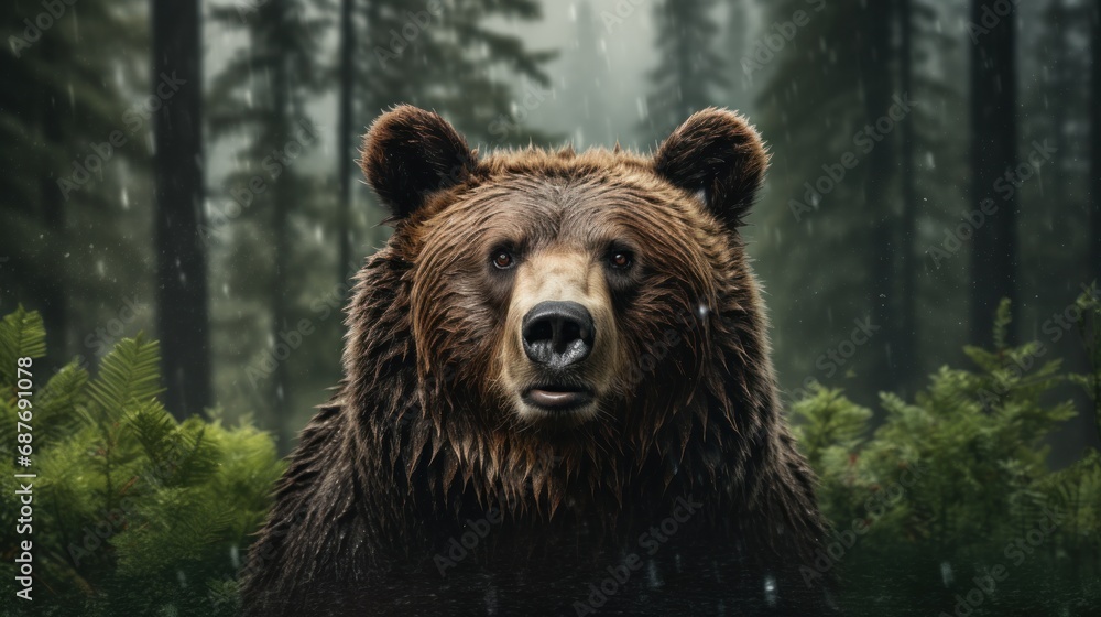 Bear crying in the jungle UHD wallpaper Bear crying in the jungle UHD wallpaper