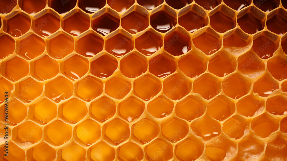 honeycomb cells background. ai generative honeycomb cells background. ai generative