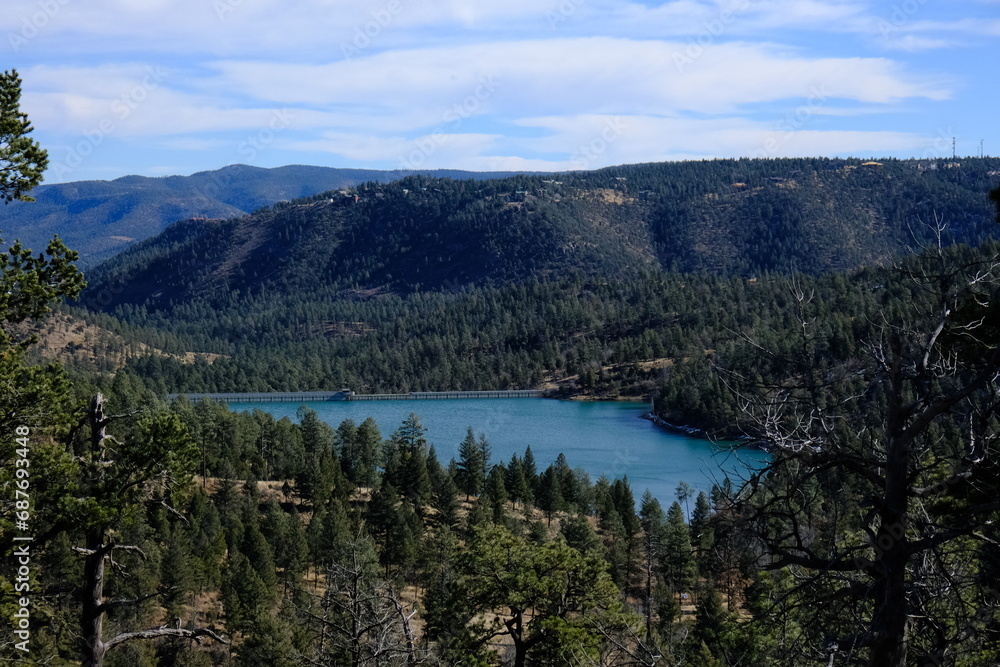 Grindstone Lake Dam in Ruidoso New Mexico