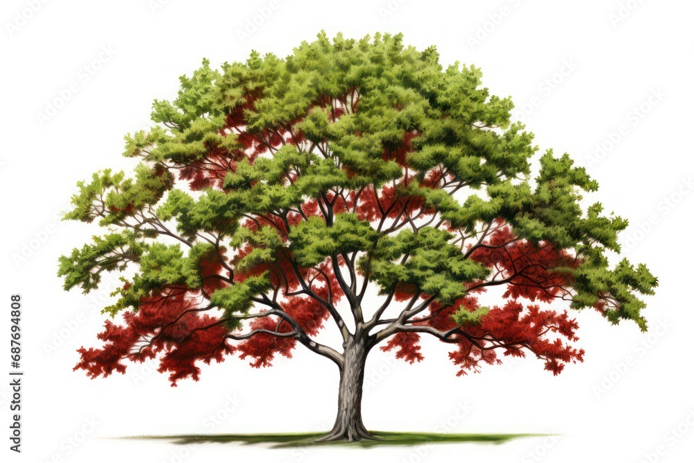 Sassafras Tree icon on white background 