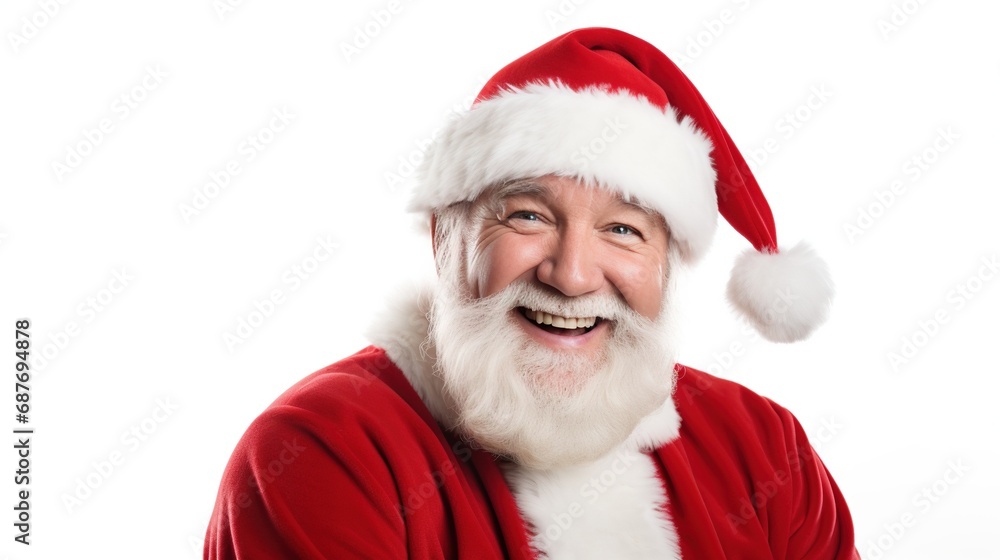 Expressive Happy Santa Claus Isolated on the White Background
Expressive Happy Santa Claus Isolated on the White Background