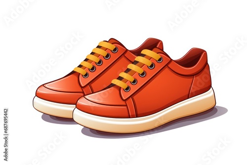 Shoes icon on white background
