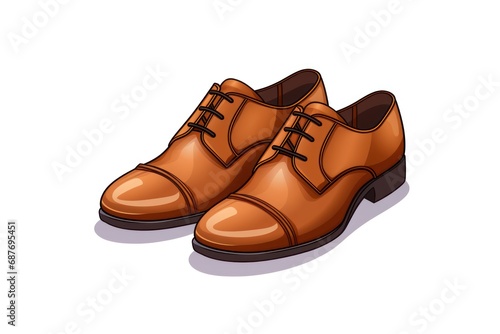 Shoes icon on white background 