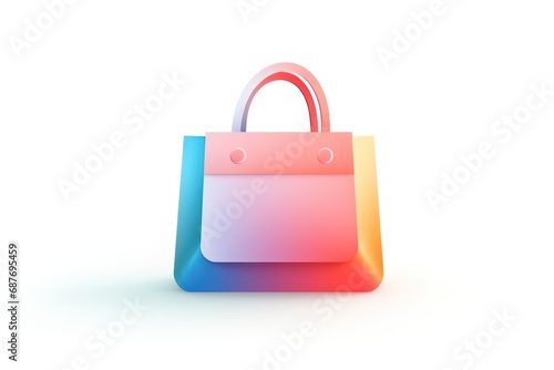 Shopping Bag icon on white background