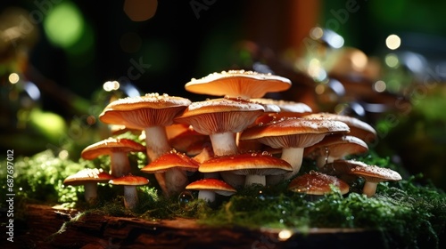 Big fungus with mushroom UHD wallpaper