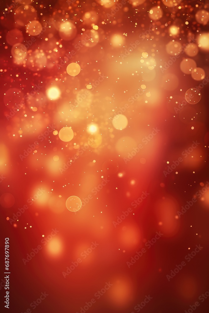 Red and golden sparkling glitter bokeh background. Holiday lights. Abstract defocused header. Wide screen wallpaper. Red and golden sparkling glitter bokeh background. Holiday lights. Abstract defocused header. Wide screen wallpaper.