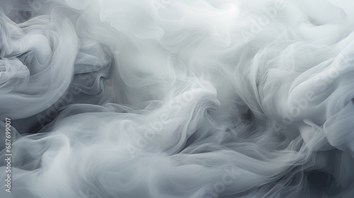 Monochromatic Smoke Swirls: A Visual Symphony of Grace and Simplicity in Single Color
