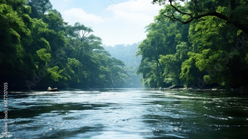 Beautiful river UHD wallpaper