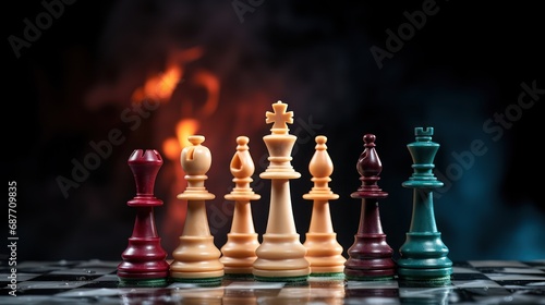 Chess game use rules UHD wallpaper